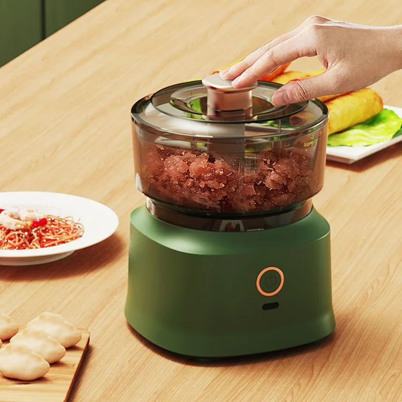 Baby Food Vegetables - Mini Tritacarne Elettrico, Trituratore d'Aglio Multifunzionale,