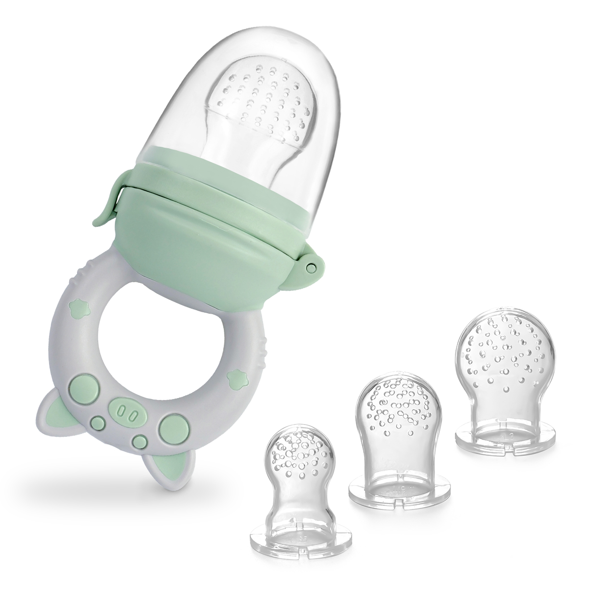 Baby Food Vegetables - Set di 4 Ciucci in Silicone