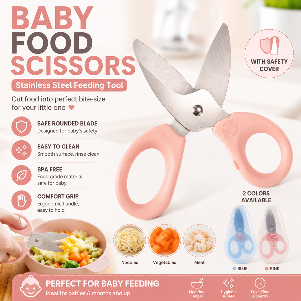 Baby Food Scissors - Forbici per Alimenti per Bambini in