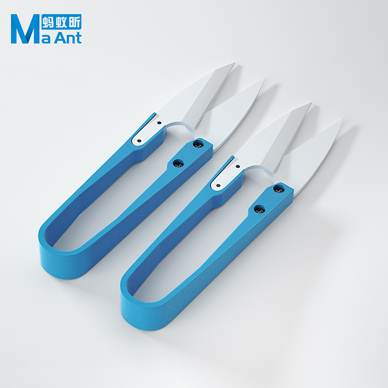 Forbici a U in ceramica blu is - Baby Food Scissors recensione e prezzo