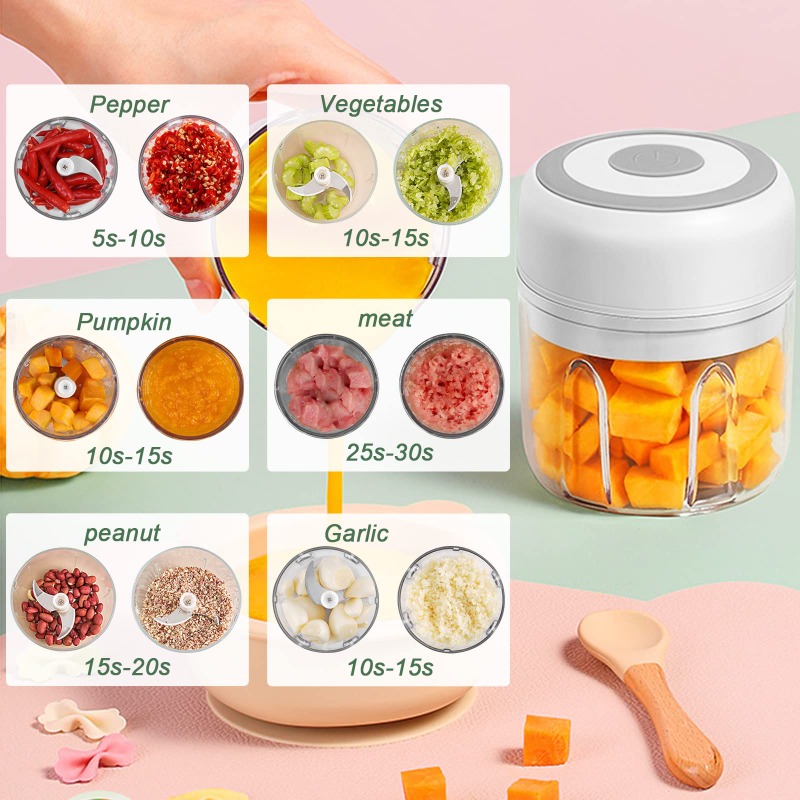 Tritatutto Elettrico per Aglio - Baby Food Vegetables recensione e prezzo